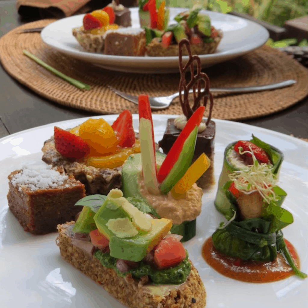 Raw Food Horderves in Bali
