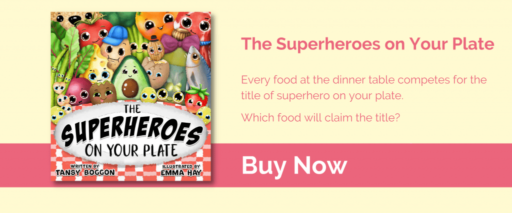 The Superheroes on Your Plate Banner